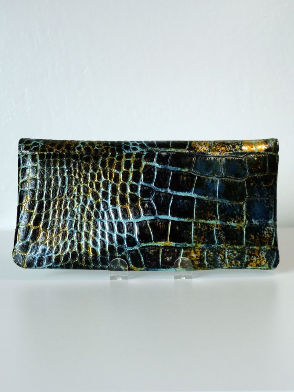 Vivienne Westwood Clutch/Crossbody Bag, Croc texture, Multicolor - Picture 5 of 11